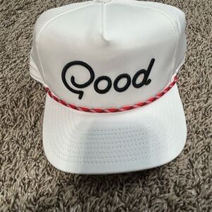 Good Good Golf Hat  White Rope Golfer Cap GoodGood.